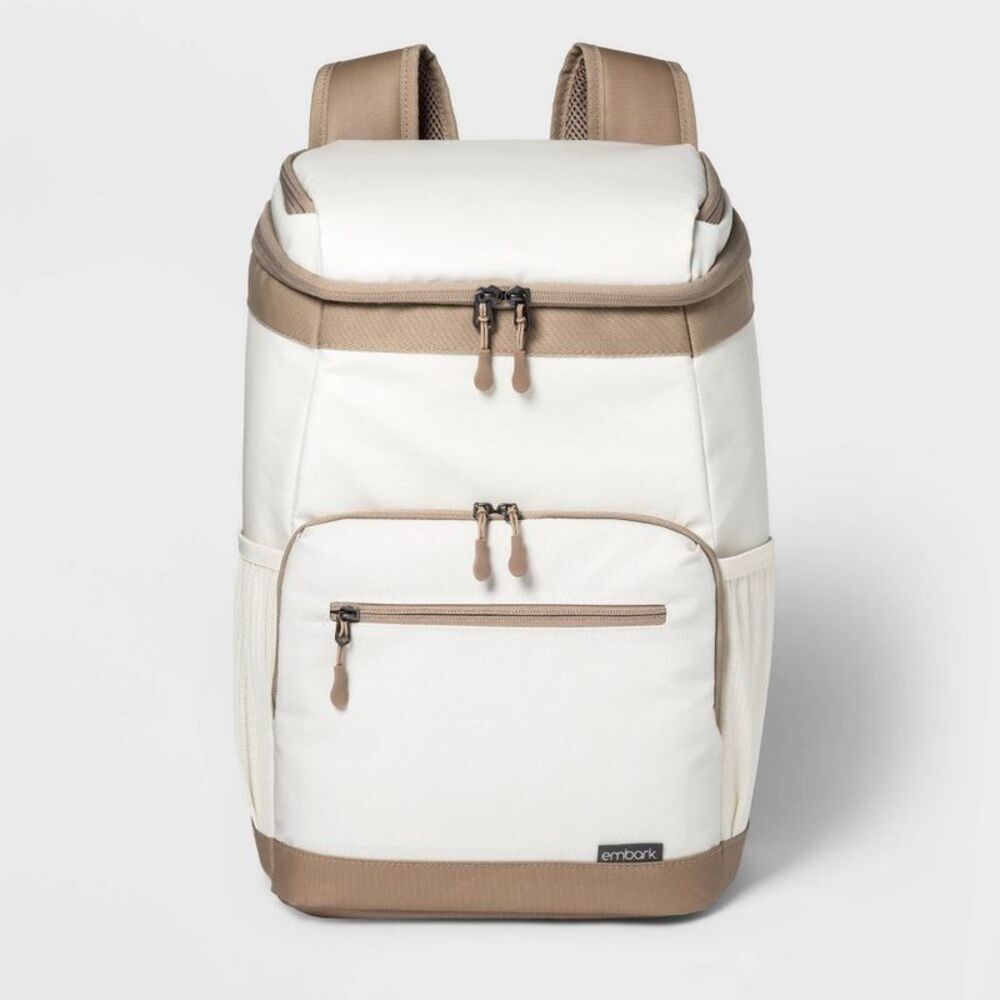 Embark - Soft Sided 18qt Backpack Cooler Tan - Embark Tan